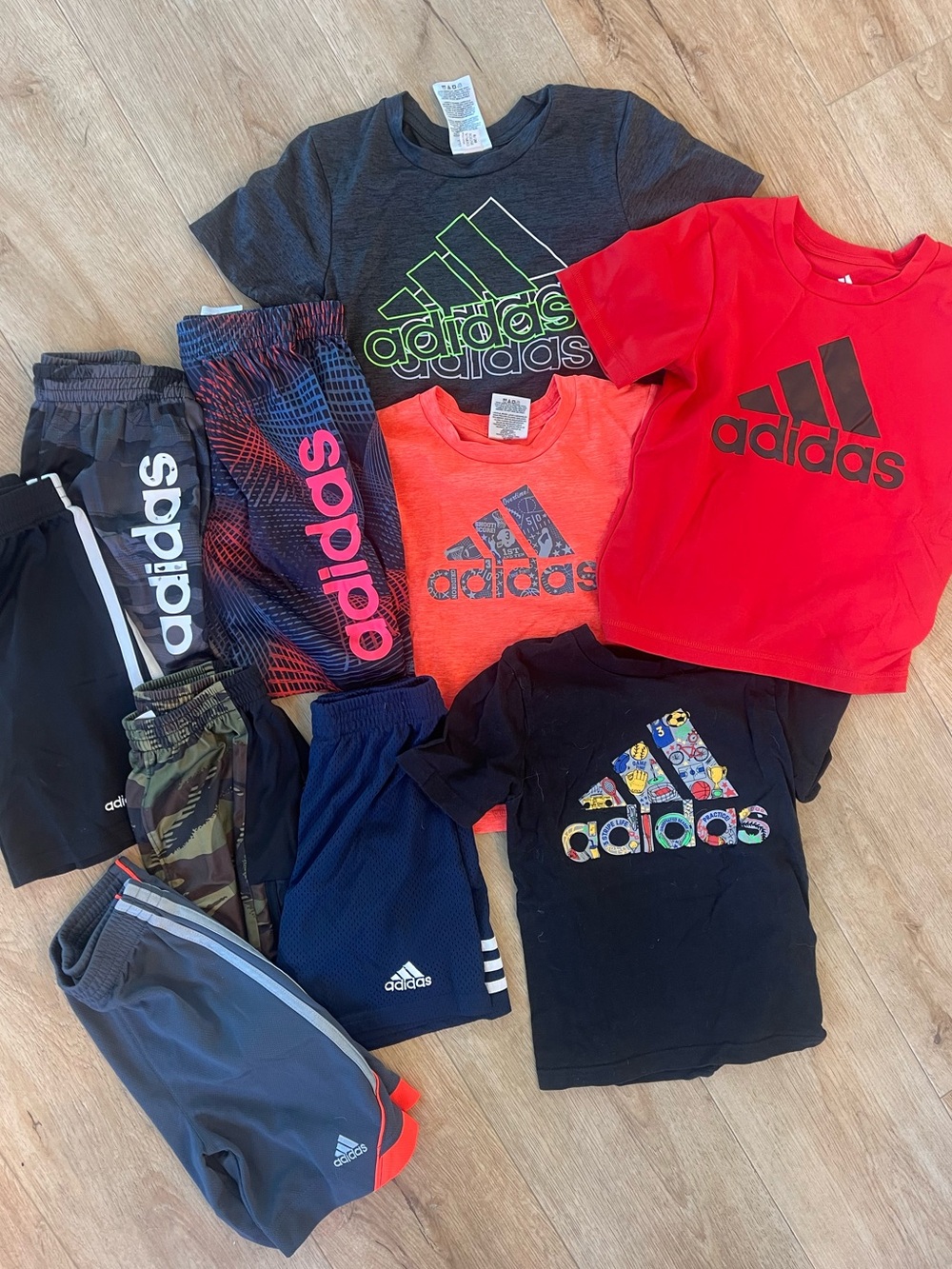 BUNDLE Adidas Kids Short Sleeve and Shorts
